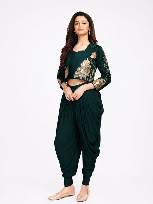 Girls Dhoti Set - Devikrupa Kidswear