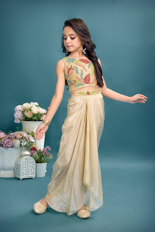 Girls Colour Palazo - Devikrupa Kidswear