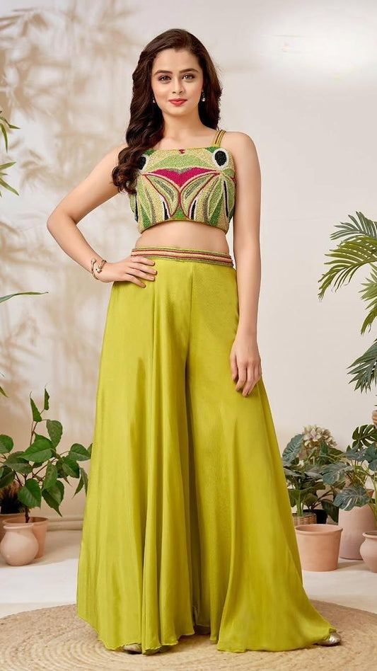 Girls Colour Palazo - Devikrupa Kidswear