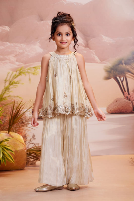 Girls Colour Palazo - Devikrupa Kidswear