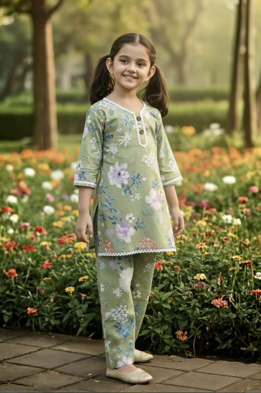 Girls Co-ord Set - Devikrupa Kidswear