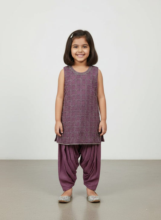 Girls Patiyala Set - Devikrupa Kidswear