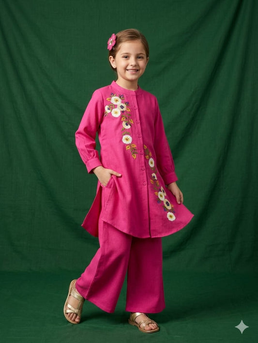 Girls Kurti Pants Set - Devikrupa Kidswear