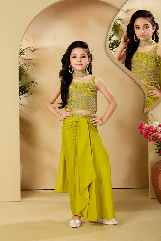 Girls Musterd Colour Lungi