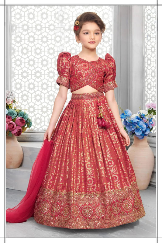 Girls Rust Colour Choli