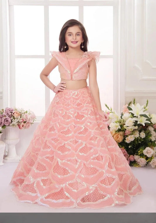 Girls Pich Colour Choli