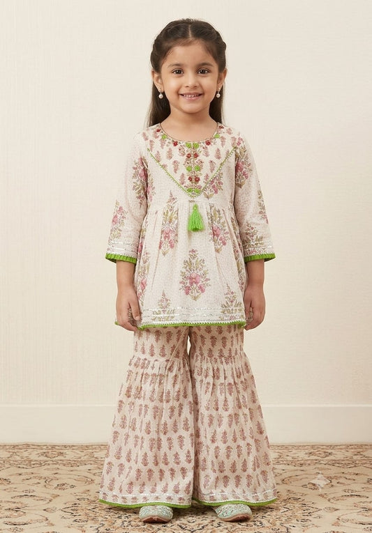 Girls Cotton Outfit - Devikrupa Kidswear