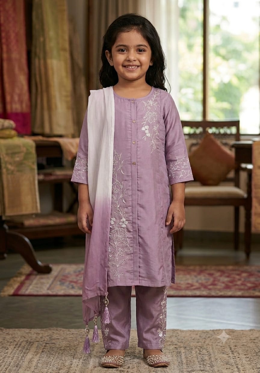 Girls Colour Palazo - Devikrupa Kidswear