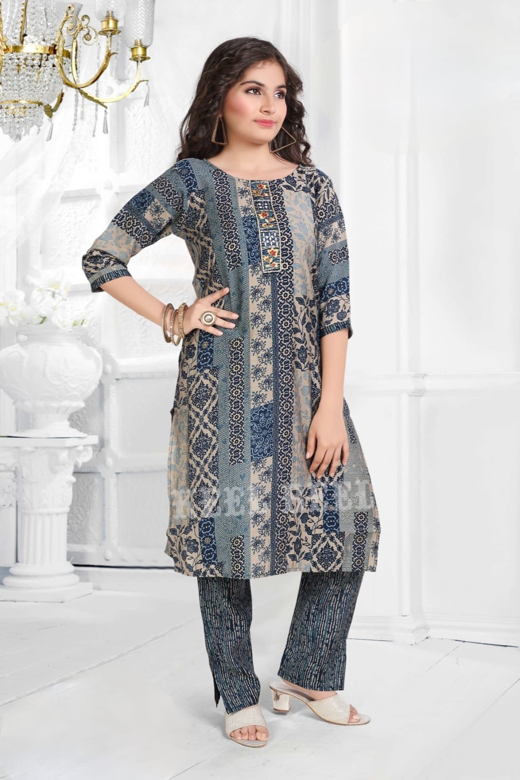 Girls Cotton Outfit - Devikrupa Kidswear