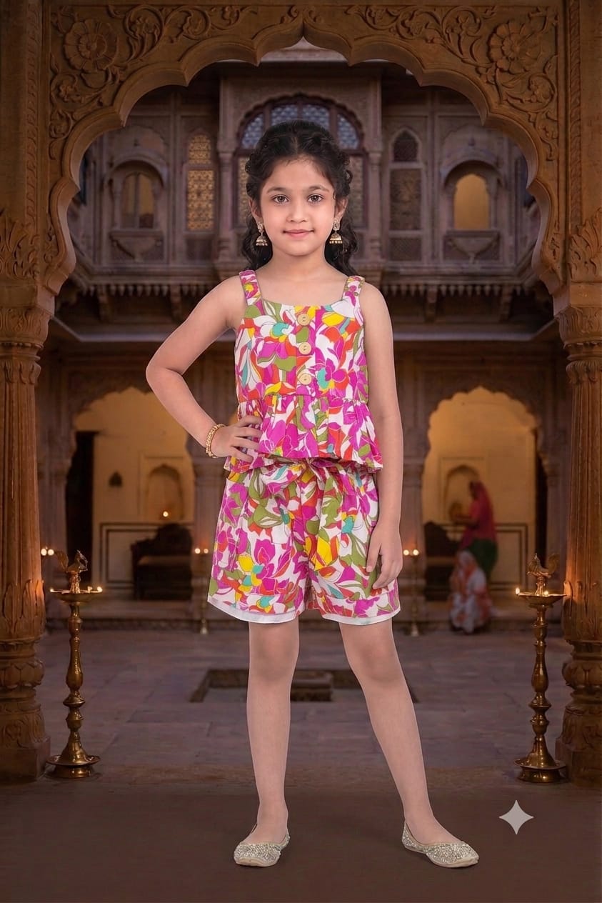 Girls Co-ord Set - Devikrupa Kidswear