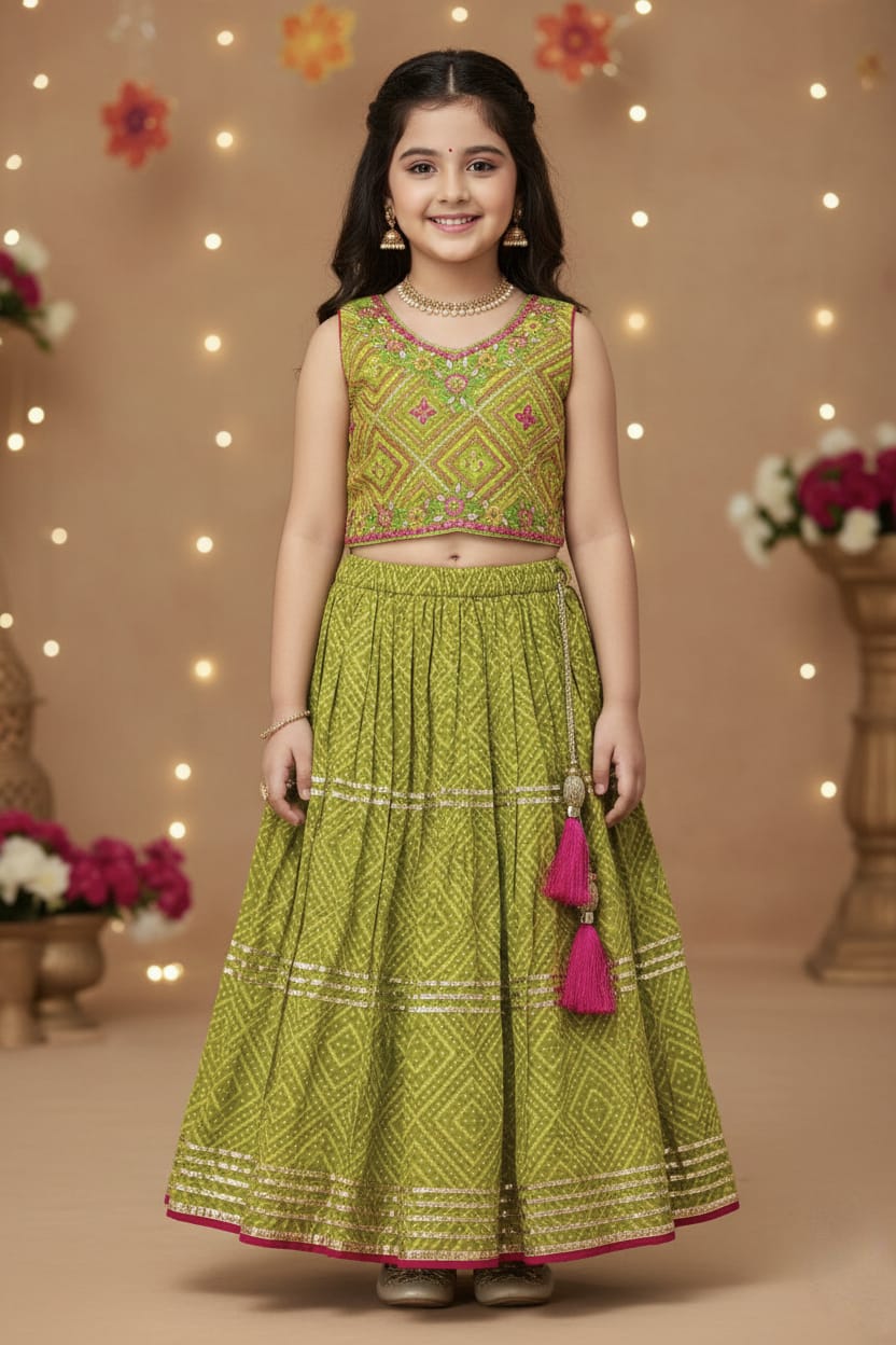 Girls Cotton Outfit - Devikrupa Kidswear
