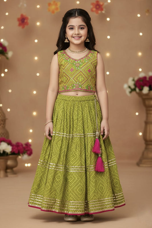 Girls Cotton Outfit - Devikrupa Kidswear