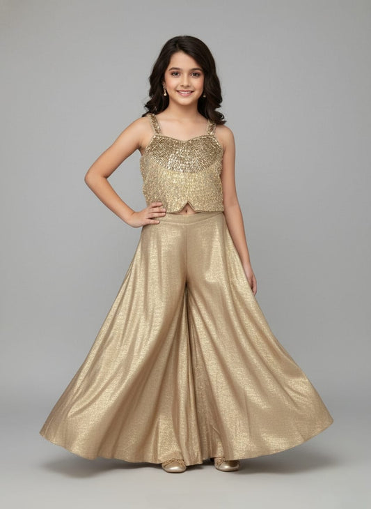 Girls Colour Palazo - Devikrupa Kidswear