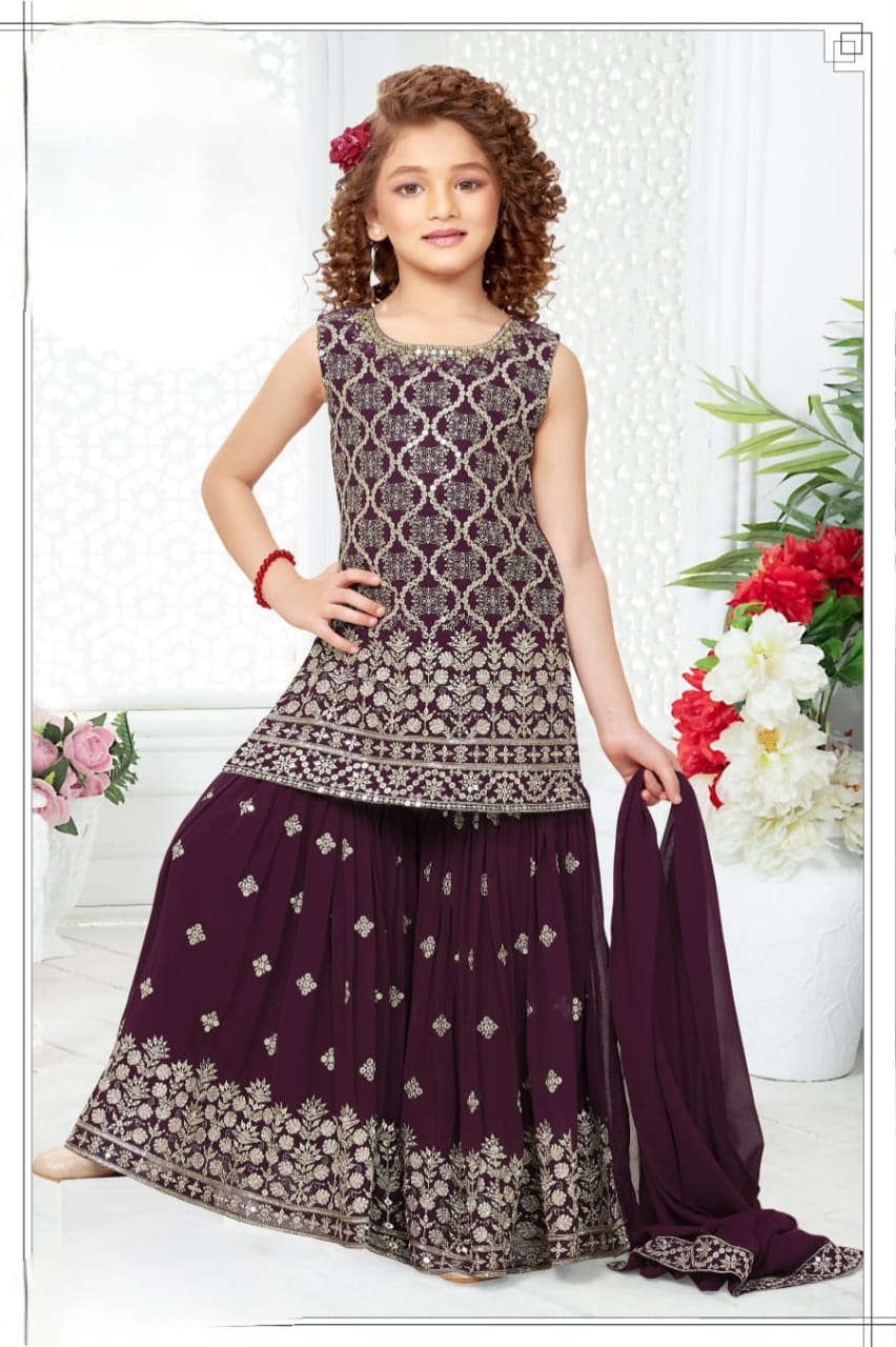Girls Gharara - Devikrupa Kidswear