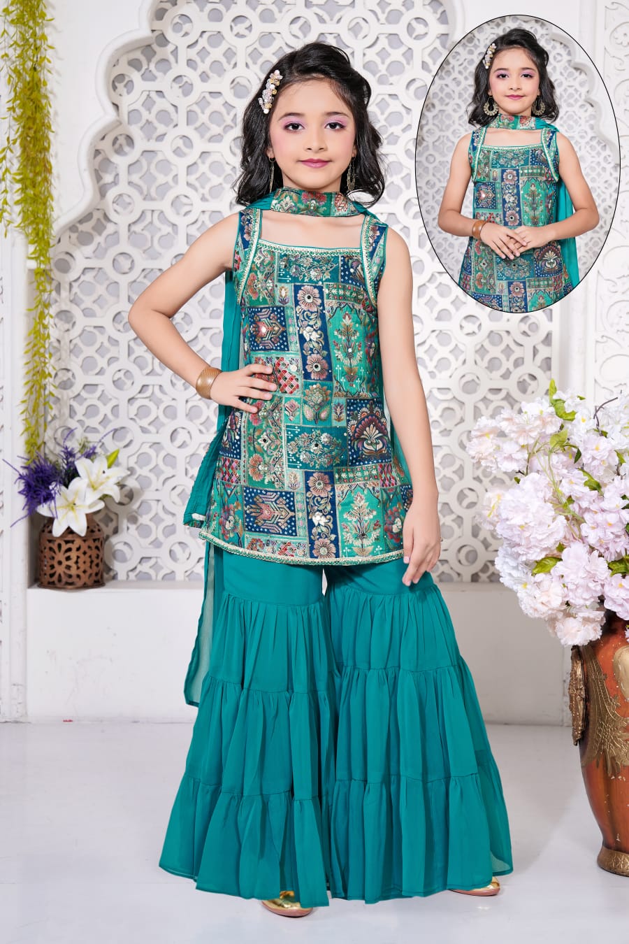 Girls Gharara - Devikrupa Kidswear
