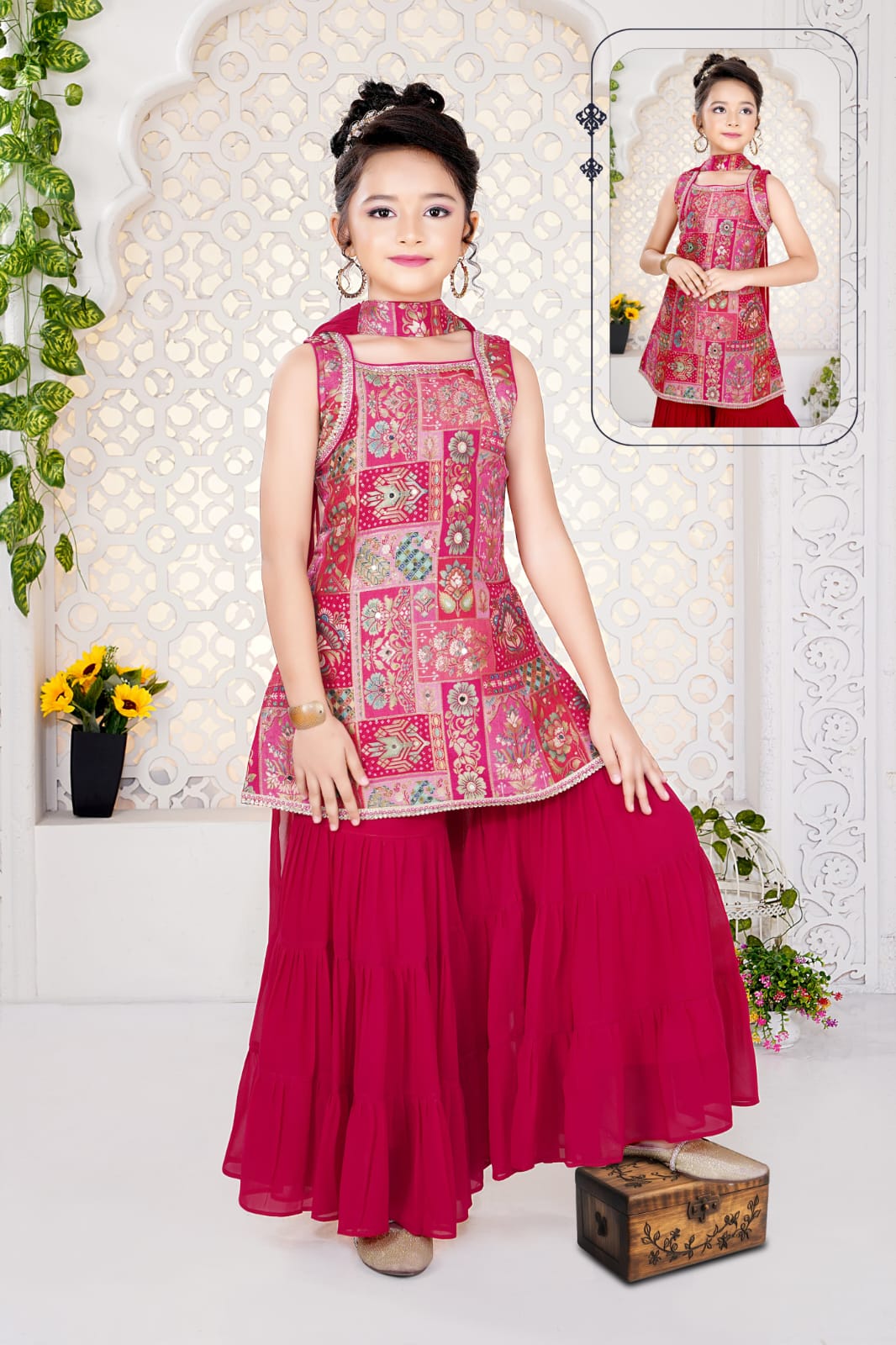 Girls Gharara - Devikrupa Kidswear