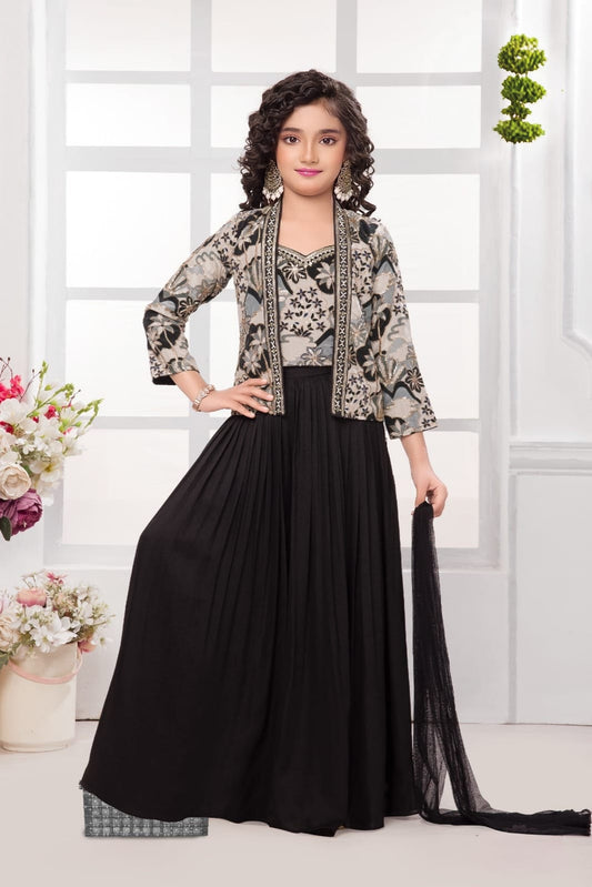 Girls Colour Palazo - Devikrupa Kidswear