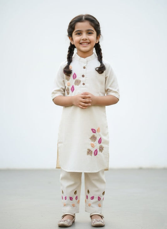 Girls Kurti & Pants Set - Devikrupa Kidswear