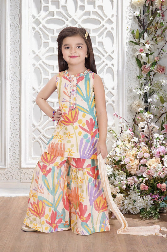 Girls Gharara - Devikrupa Kidswear