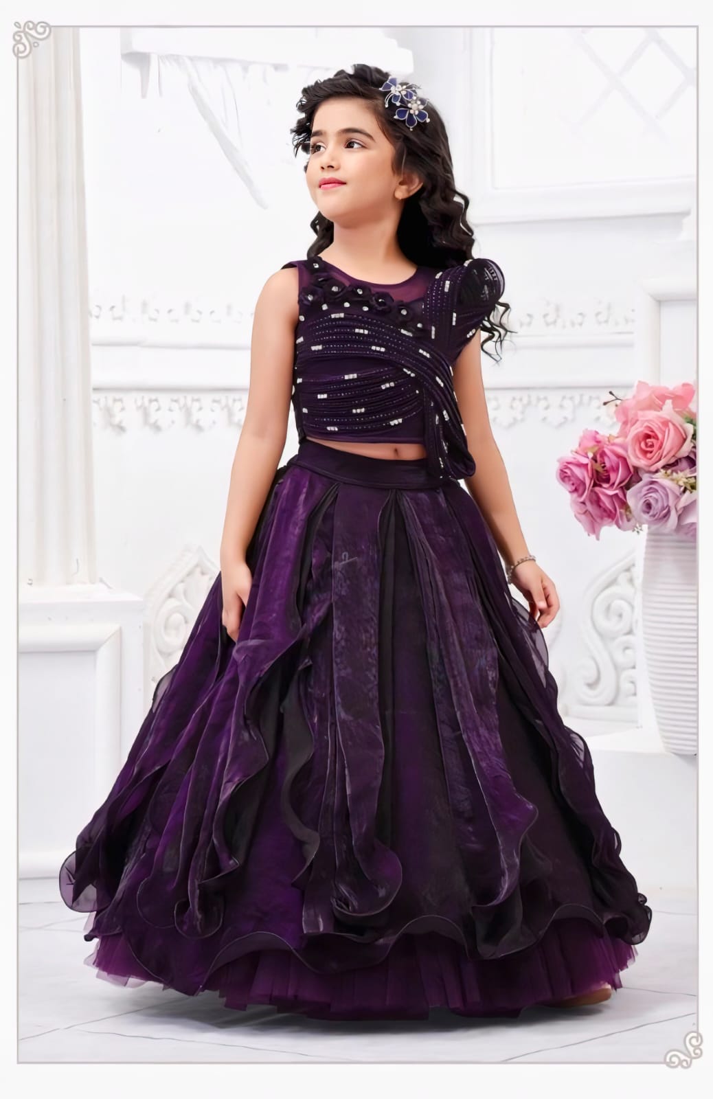 Girls Lehenga Skirt - Devikrupa Kidswear