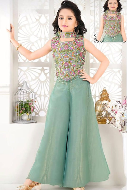 Girls Colour Palazo - Devikrupa Kidswear