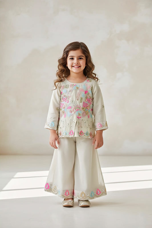 Girls Colour Palazo - Devikrupa Kidswear