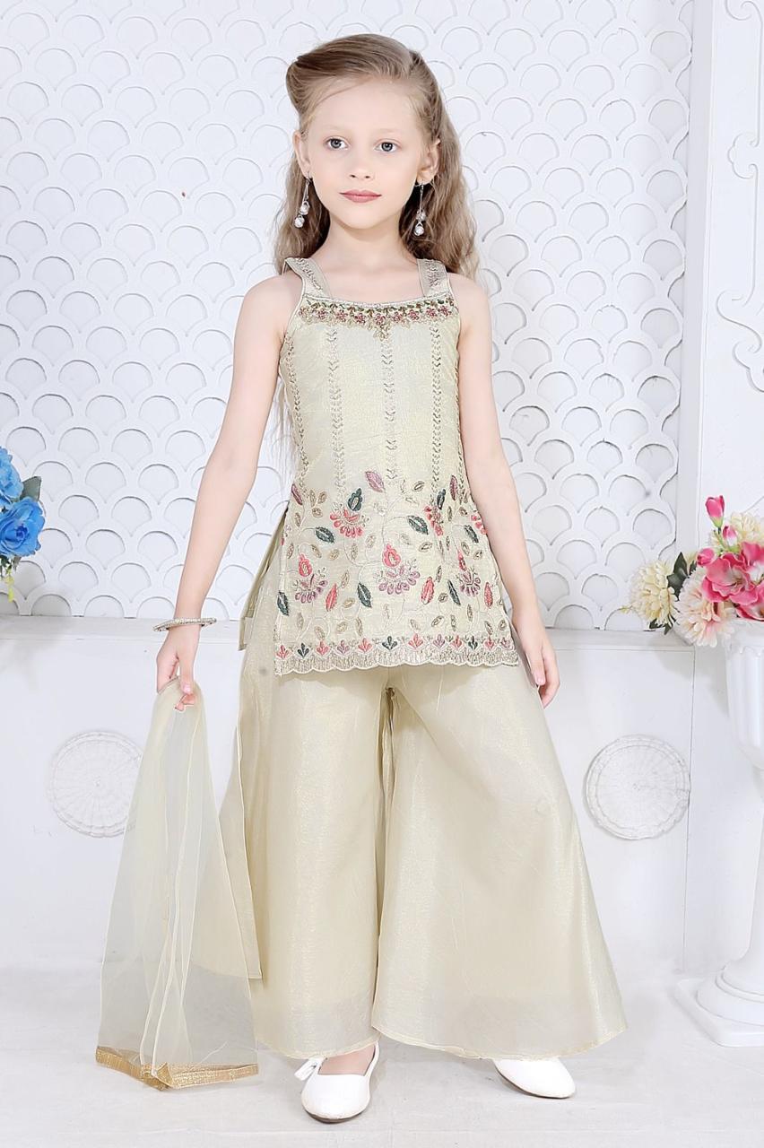 Girls Colour Palazo - Devikrupa Kidswear