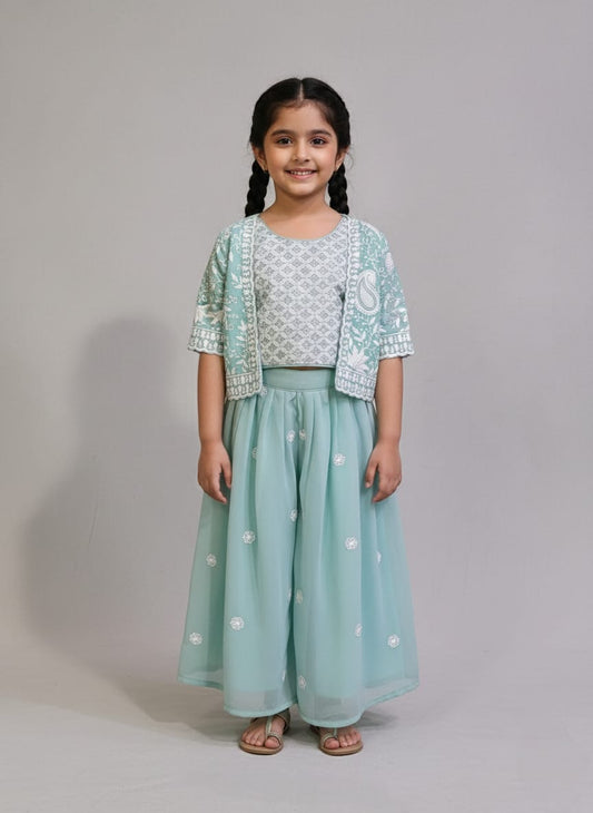 Girls Koti Palazo Set - Devikrupa Kidswear