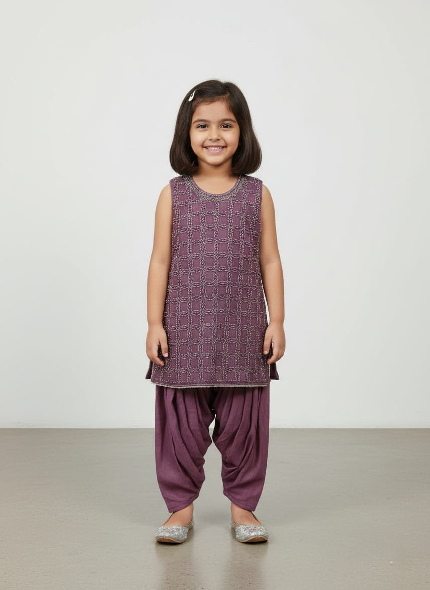 Girls Patiyala Set - Devikrupa Kidswear