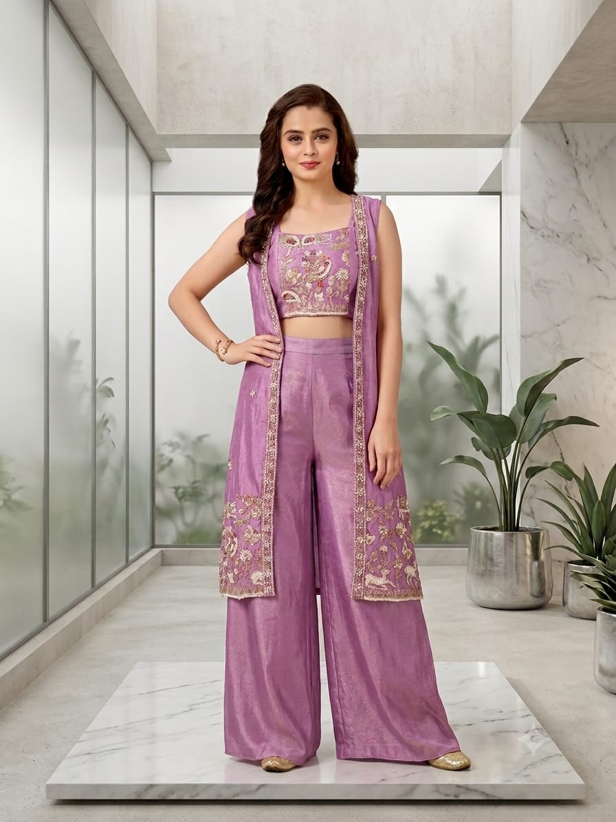 Girls Koti Palazo Set - Devikrupa Kidswear