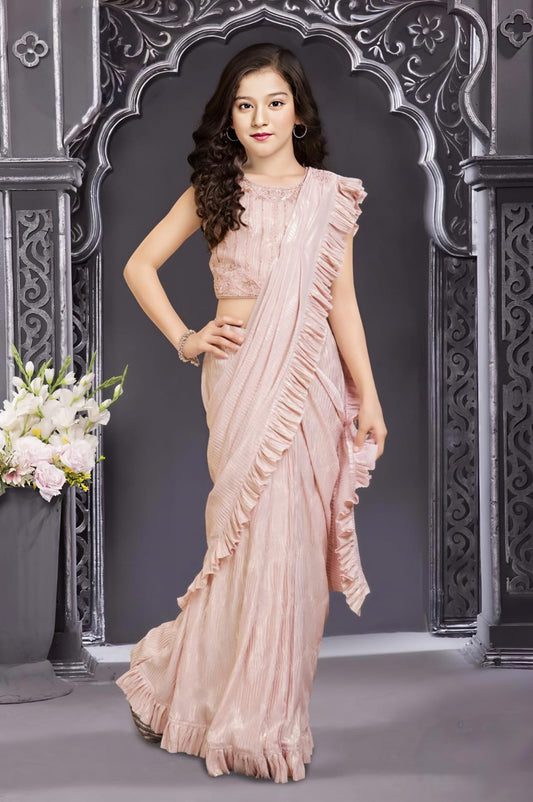 Girls Saree - Devikrupa Kidswear