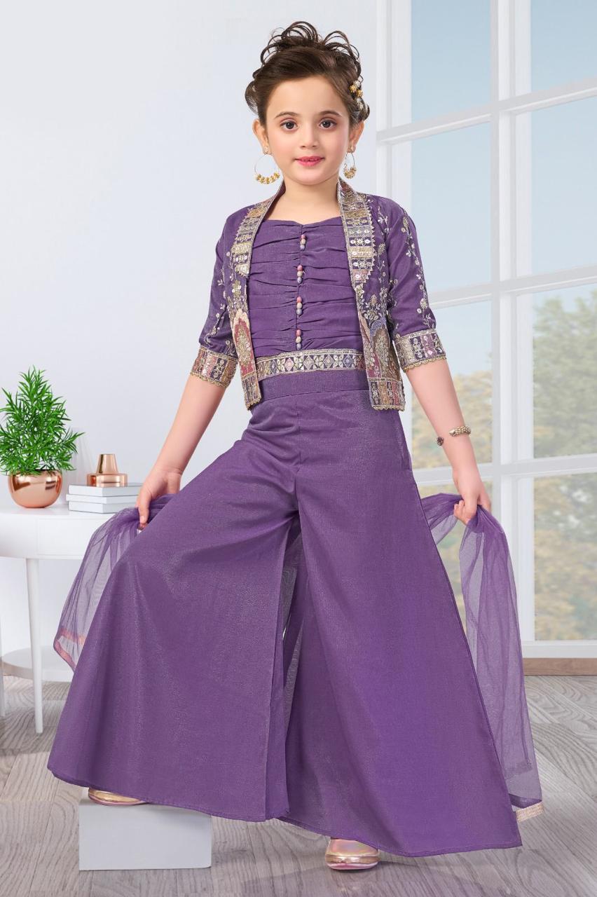 Girls Koti Palazo Set - Devikrupa Kidswear