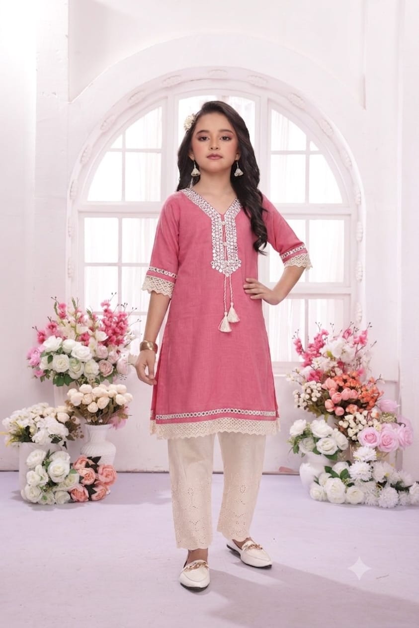 Girls Kurti Palazo Set - Devikrupa Kidswear
