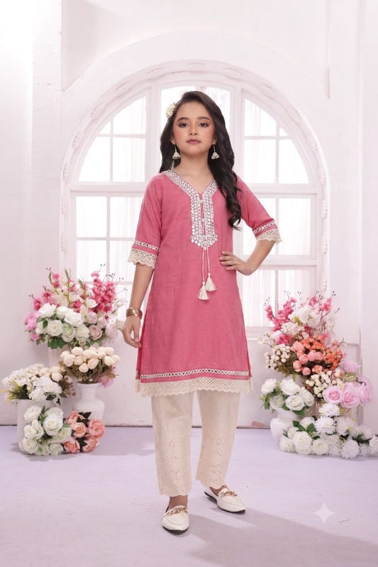 Girls Kurti Palazo Set - Devikrupa Kidswear