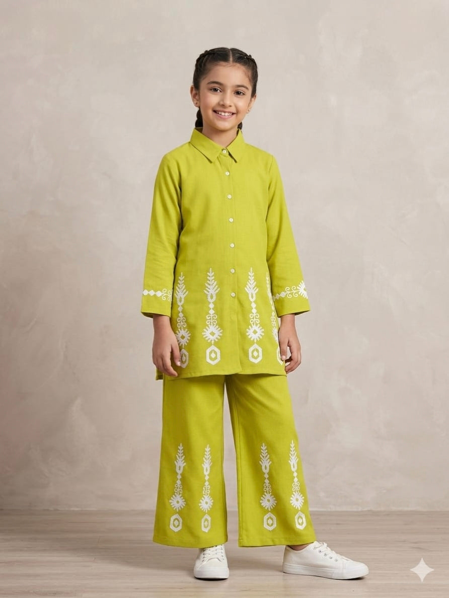 Girls Kurti Pants Set - Devikrupa Kidswear