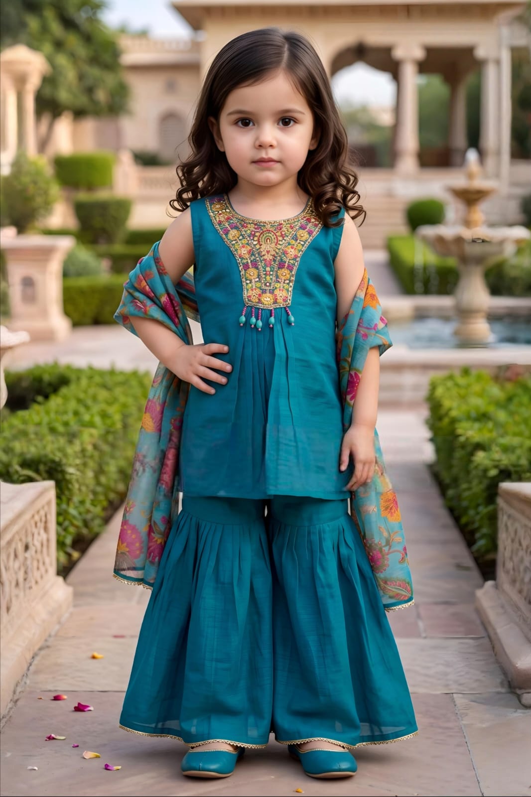 Girls Gharara - Devikrupa Kidswear