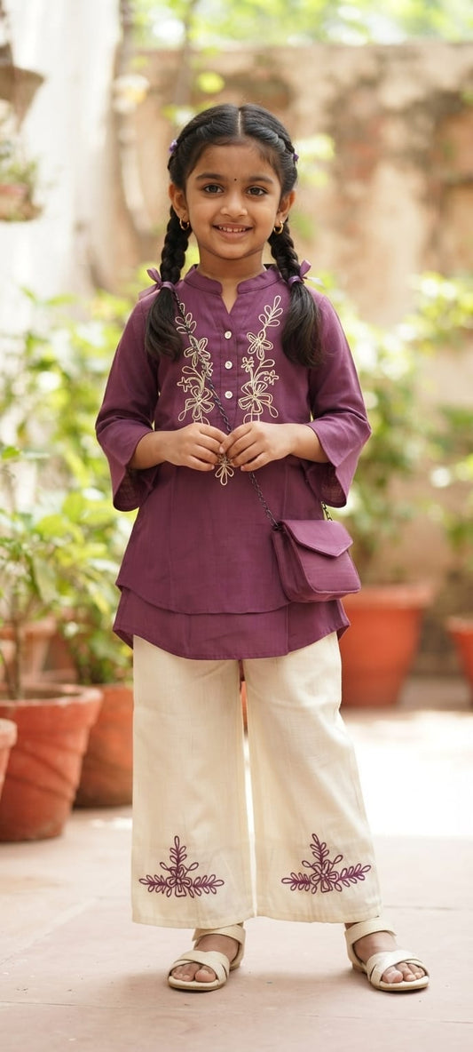 Girls Co-ord Set - Devikrupa Kidswear