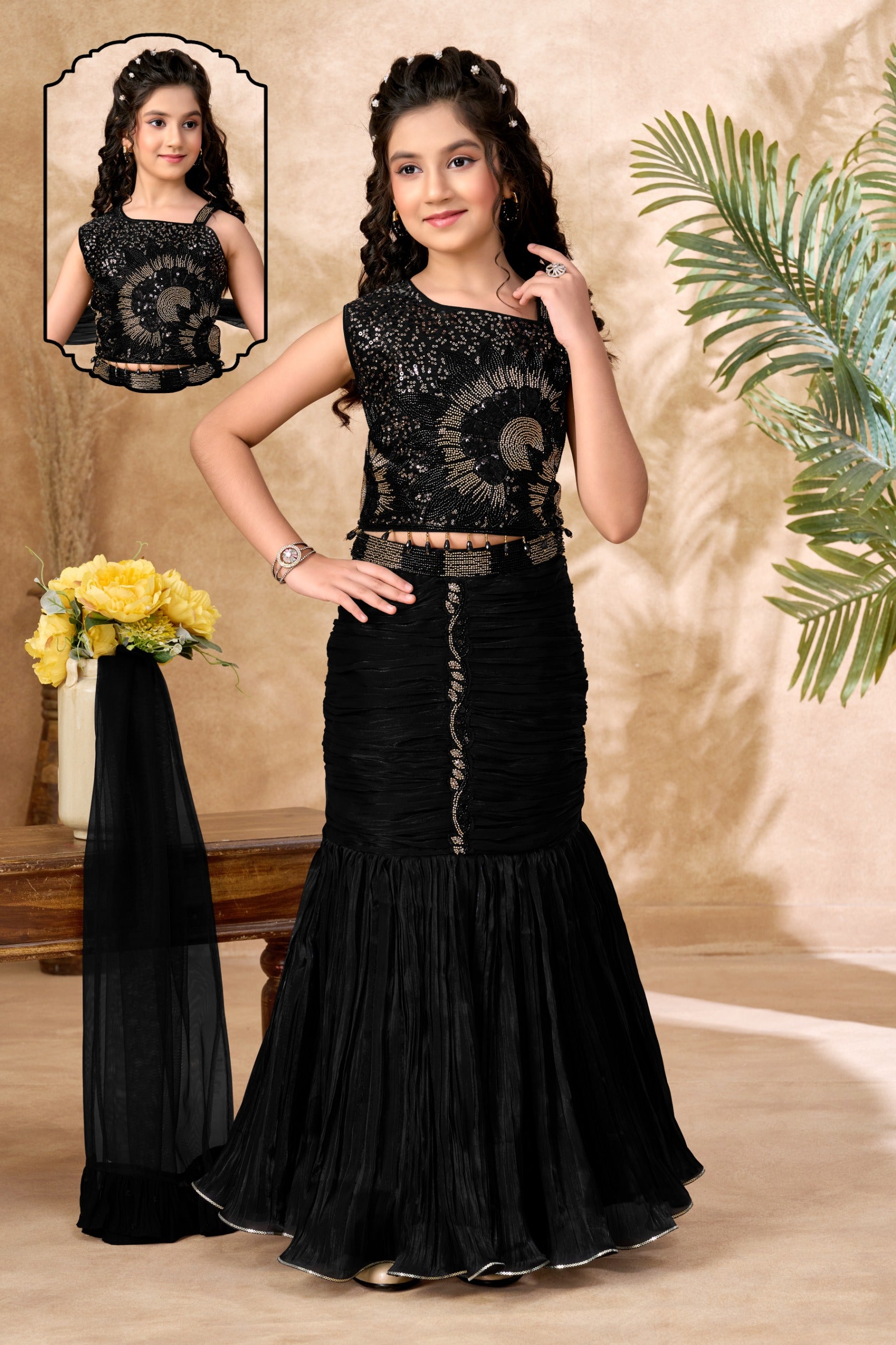 Girls Fish Cut Choli - Devikrupa Kidswear