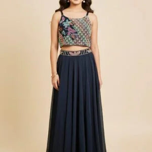 Girls Navy Blue Colour