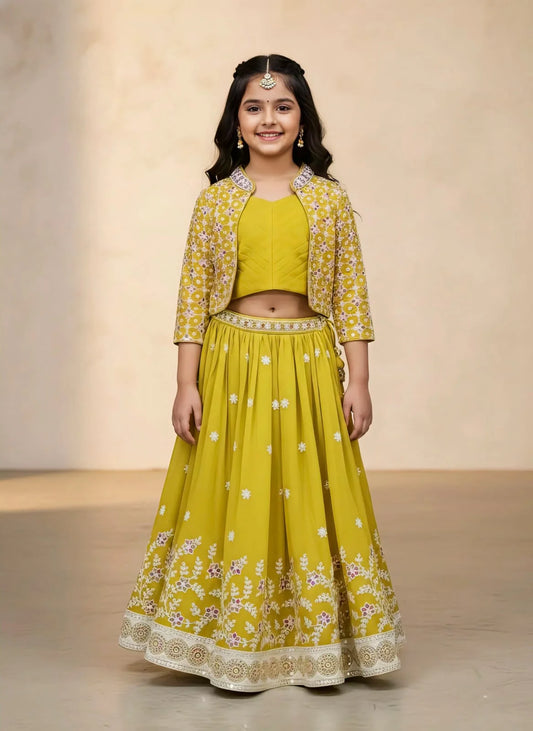Girls Yellow Colour