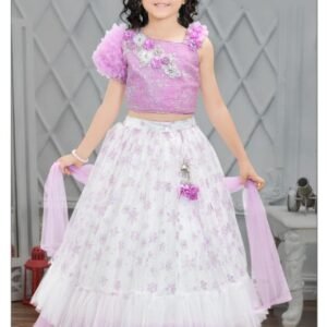 Girls lehenga choli barbie style softnet different look