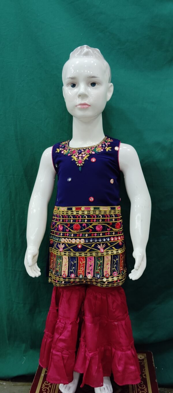 Girls Lehenga Sequences Works Butter Chinon Fabric