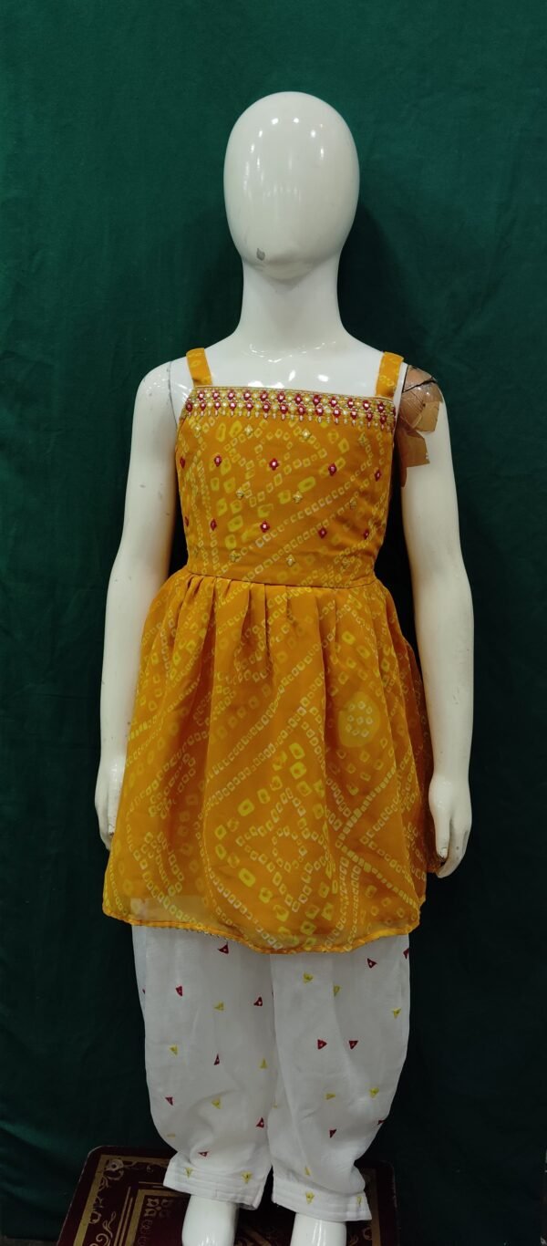 Girls DhoTI Patiala Chiffon FabricS