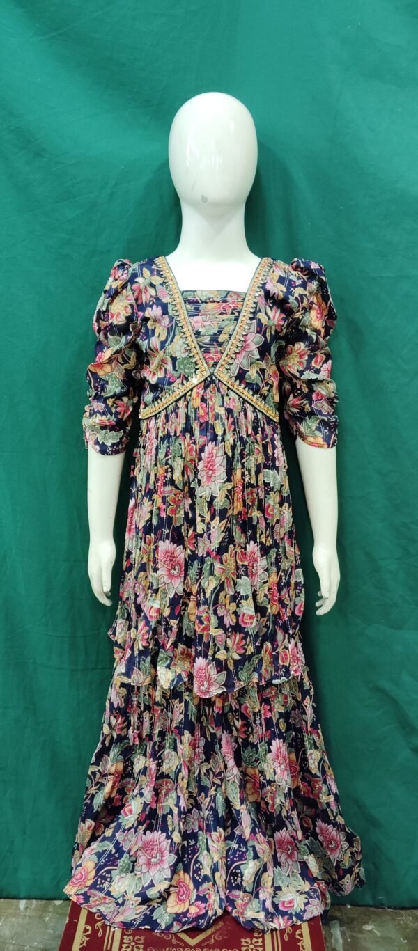 Girls Sharara Pure Viscose Fabric