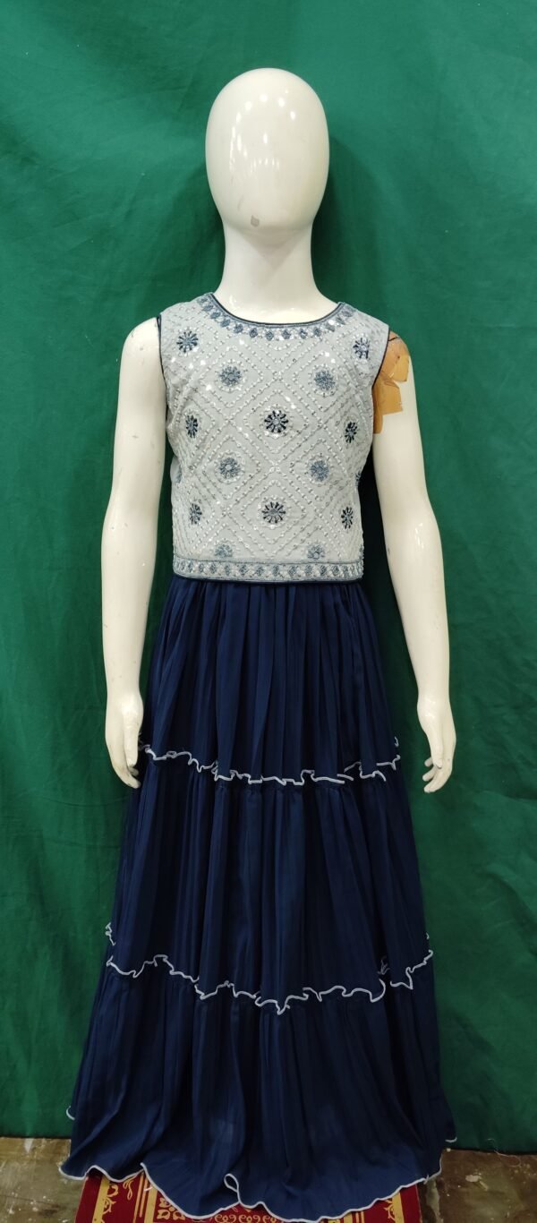 Girls Lehenga SeqUences Work ChiffoN Fabric