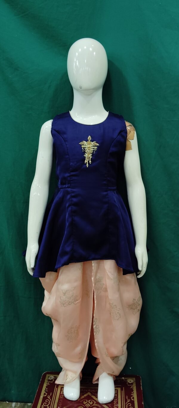 Girls Dhoti Soft Silk Fabric