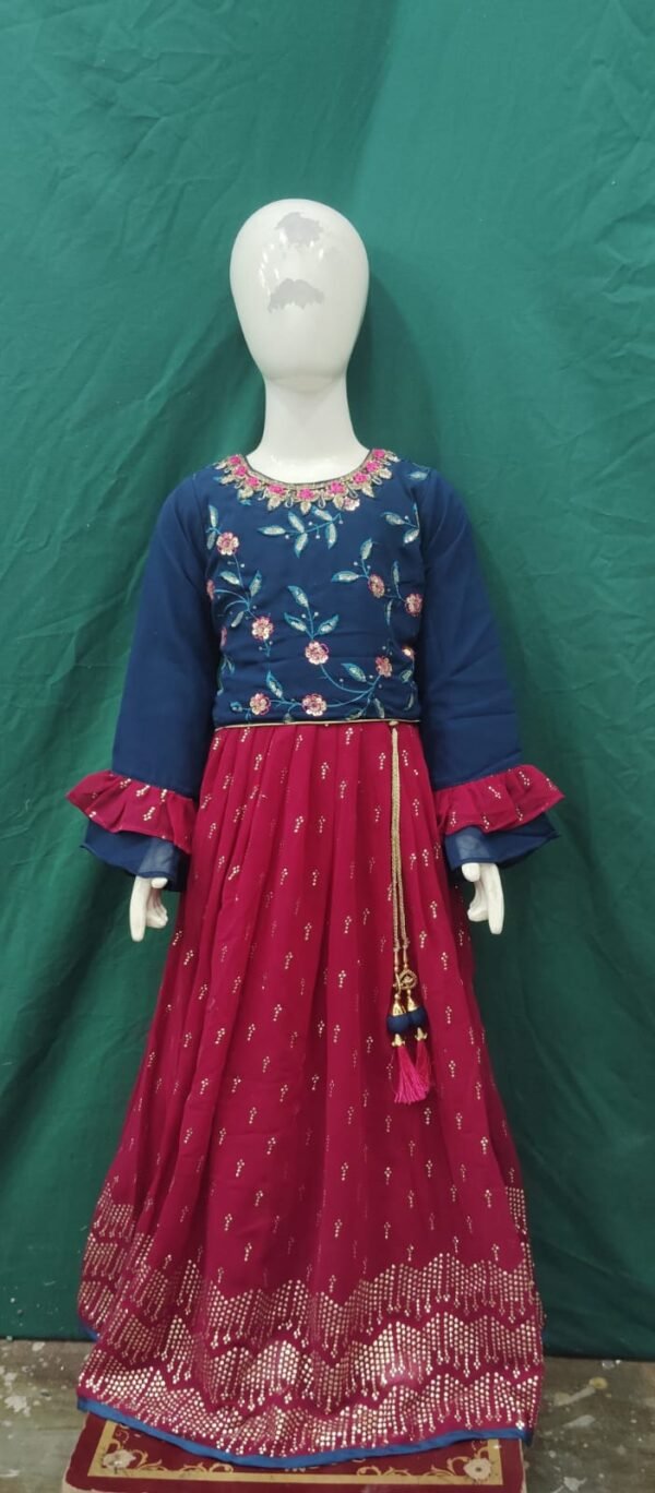 Girls Blue Red Koti