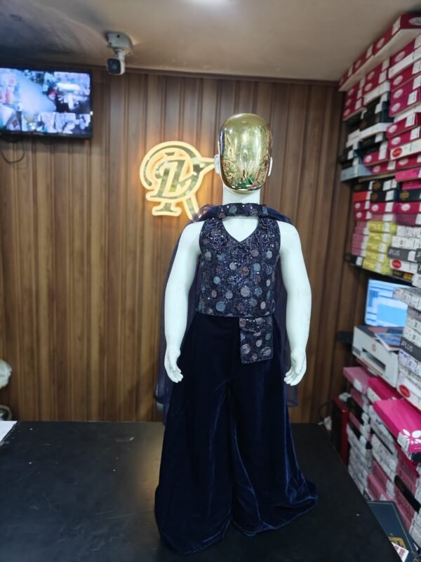 Girls Black Colour Plazo