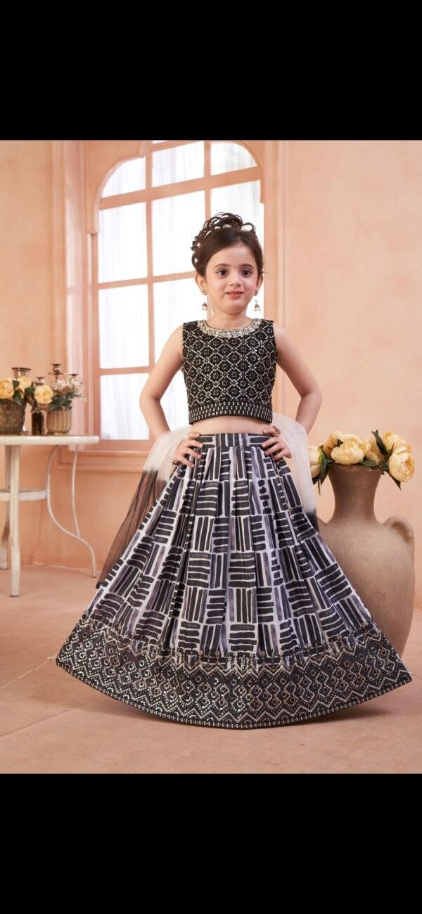 Girls Black Colour Koti