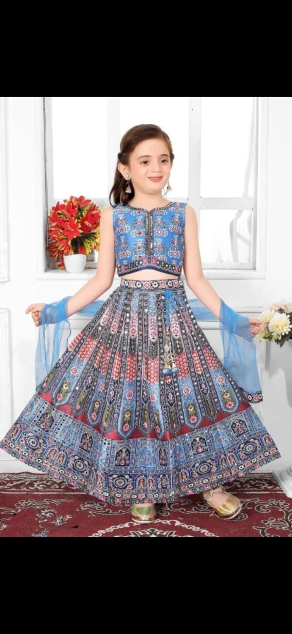 Girls Blue Colour Chaniya Nd Koti